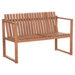 ΠΑΓΚΑΚΙ ΚΗΠΟΥ 2ΘΕΣΙΟ VED LH10.18124 ΞΥΛΟ TEAK--ΦΥΣΙΚΟ ΧΡΩΜΑ 130x60x86Υεκ.