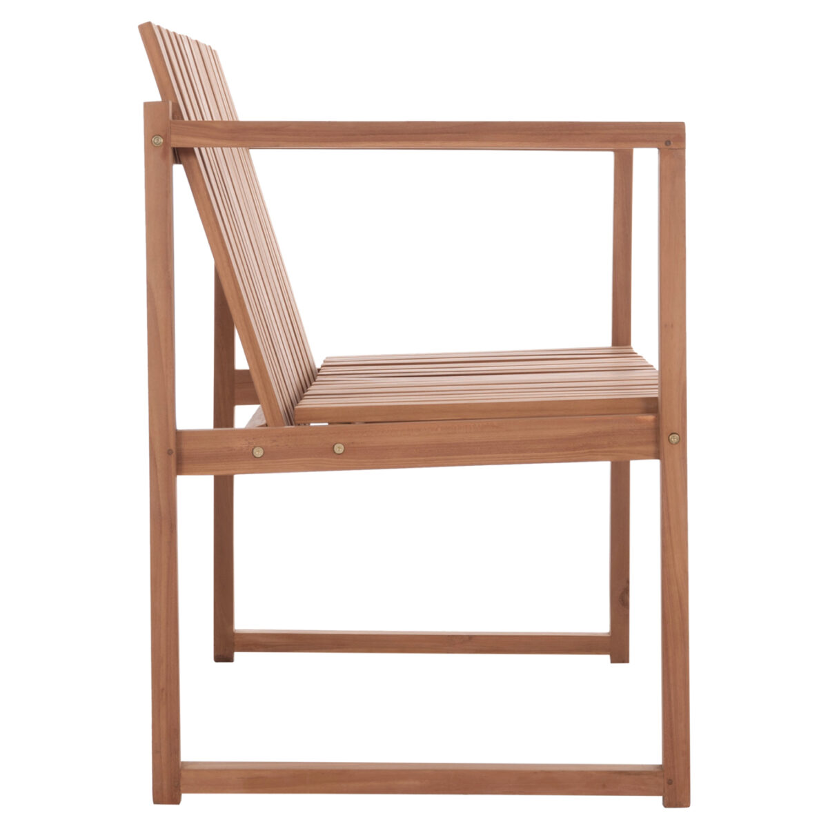 ΠΑΓΚΑΚΙ ΚΗΠΟΥ 2ΘΕΣΙΟ VED LH10.18124 ΞΥΛΟ TEAK--ΦΥΣΙΚΟ ΧΡΩΜΑ 130x60x86Υεκ. - Image 4