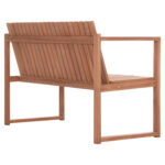 ΠΑΓΚΑΚΙ ΚΗΠΟΥ 2ΘΕΣΙΟ VED LH10.18124 ΞΥΛΟ TEAK--ΦΥΣΙΚΟ ΧΡΩΜΑ 130x60x86Υεκ. - Image 5