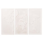 ΠΙΝΑΚΑΣ 3-ΠΤΥΧΟΣ WORLD MAP SANTORINI LH10.4504 MDF ΣΕ ΥΠΟΛΕΥΚΟ ΧΡΩΜΑ 180x4(πάχος)x120Υεκ.