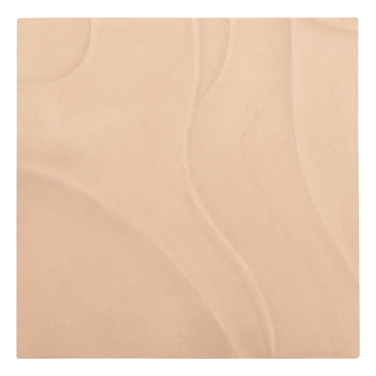 ΠΙΝΑΚΑΣ ΤΕΤΡΑΓΩΝΟΣ ΣΕΙΡΑ SANTORINI LH10.4520 MDF ΣΕ ΜΠΕΖ ΧΡΩΜΑ 80x4(πάχος)x80Υεκ. - Image 1