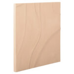ΠΙΝΑΚΑΣ ΤΕΤΡΑΓΩΝΟΣ ΣΕΙΡΑ SANTORINI LH10.4520 MDF ΣΕ ΜΠΕΖ ΧΡΩΜΑ 80x4(πάχος)x80Υεκ. - Image 3