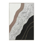 ΠΙΝΑΚΑΣ ΤΟΙΧΟΥ ABSTRACT LH10.4553.02 ΜΕ ΚΟΡΝΙΖΑ ΜΠΕΖ-ΚΑΜΒΑΣ-ΧΕΙΡΟΠΟΙΗΤΟΣ 82x4.5x122Υεκ
