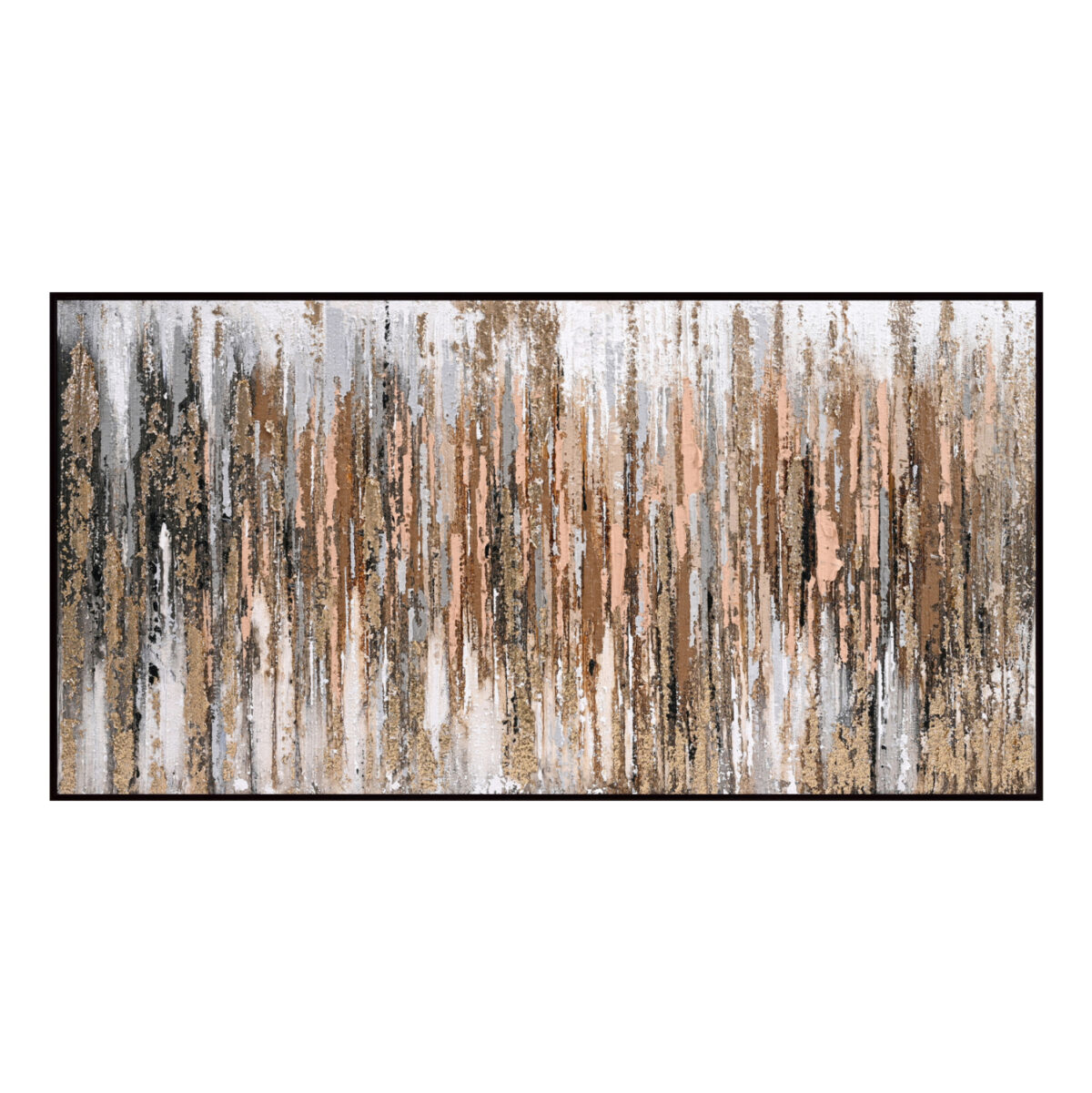 pinakas-toichoy-abstract-fb9457401-me-ko ΠΙΝΑΚΑΣ ΤΟΙΧΟΥ SEDIMENT LH10.4574.01 ΜΕ ΚΟΡΝΙΖΑ ΜΑΥΡΗ-ΚΑΜΒΑΣ 142x4.5x72Υεκ - Image 1