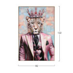 ΠΙΝΑΚΑΣ TOIXOY LEOPAR LH10.4540 ΜΕ ΚΟΡΝΙΖΑ ΜΠΕΖ-ΚΑΜΒΑΣ ΕΚΤΥΠΩΣΗ 82x4,5x122Υεκ. - Image 2