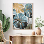 ΠΙΝΑΚΑΣ TOIXOY TROPICO LH10.4542 ΚΟΡΝΙΖΑ ΜΠΕΖ-ΚΑΜΒΑΣ ΕΚΤΥΠΩΣΗ 62x4,5x82Υεκ. - Image 3