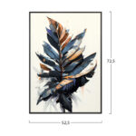 ΠΙΝΑΚΑΣ TOIXOY TROPICO LH10.4547.01 ΚΟΡΝΙΖΑ ΜΑΥΡΗ-ΚΑΜΒΑΣ ΕΚΤΥΠΩΣΗ 52,5x2,8x72,5Υεκ. - Image 2