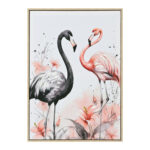 ΠΙΝΑΚΑΣ TOIXOY FLAMINGOS LH10.4562 ΜΕ ΚΟΡΝΙΖΑ ΜΠΕΖ-ΚΑΜΒΑΣ ΕΚΤΥΠΩΣΗ 52,5x2,8x72,5Υεκ.