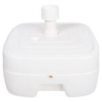 ΠΛΑΣΤΙΚΗ ΒΑΣΗ ΟΜΠΡΕΛΑΣ ΜΕ ΡΟΔΑ SOLBAS LH10.6113.01 ΛΕΥΚΗ- ΚΟΝΤΑΡΙ 33/50mm 46,5x23,5Υ