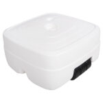 ΠΛΑΣΤΙΚΗ ΒΑΣΗ ΟΜΠΡΕΛΑΣ ΜΕ ΡΟΔΑ SOLBAS LH10.6113.01 ΛΕΥΚΗ- ΚΟΝΤΑΡΙ 33/50mm 46,5x23,5Υ - Image 3