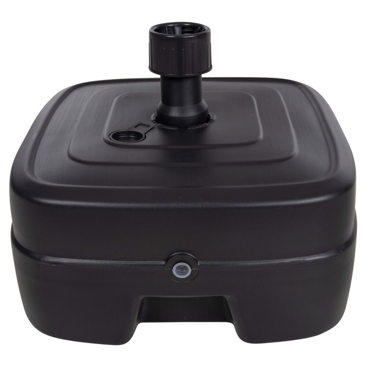 ΠΛΑΣΤΙΚΗ ΒΑΣΗ ΟΜΠΡΕΛΑΣ ΜΕ ΡΟΔΑ SOLBAS LH10.6113.02 ΑΝΘΡΑΚΙ- ΚΟΝΤΑΡΙ 33/50mm 46,5x23,5Υ - Image 1