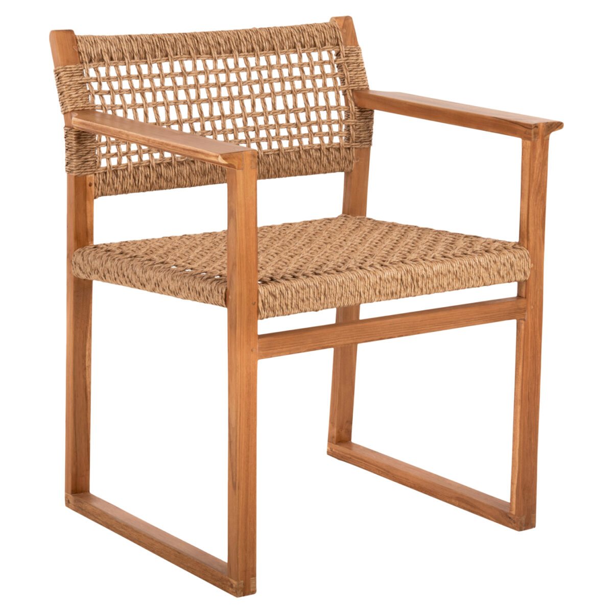 polythrona-esot-choroy-fb99824-xylo-teak ΠΟΛΥΘΡΟΝΑ ΕΣΩΤ. ΧΩΡΟΥ NARLEY LH10.9824 ΞΥΛΟ ΤΕΑΚ-ΣΥΝΘΕΤΙΚΟ ΣΧΟΙΝΙ ΦΥΣΙΚΟ 60,5x52x76Υεκ. - Image 1