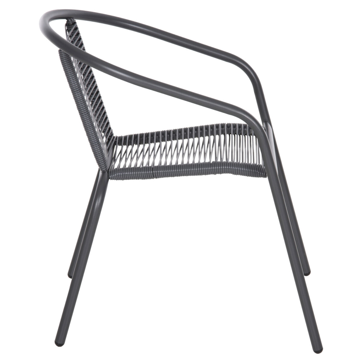 ΠΟΛΥΘΡΟΝΑ SWIFTER LH10.5969.01 ΜΕΤΑΛΛΟ ΓΚΡΙ-ΣΥΝΘ. RATTAN ΓΚΡΙ 54x61x75Υεκ. - Image 4