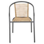 ΠΟΛΥΘΡΟΝΑ SWIFTER LH10.5969.02 ΜΕΤΑΛΛΟ ΓΚΡΙ-ΣΥΝΘ. RATTAN ΣΕ ΦΥΣΙΚΟ 54x61x75Υεκ. - Image 3