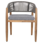 ΠΟΛΥΘΡΟΝΑ NAVAN LH10.6135.01 ΞΥΛΟ ΑΚΑΚΙΑΣ ΦΥΣΙΚΟ-ΣΧΟΙΝΙ NYLON ΓΚΡΙ 59x58x76Υεκ. - Image 3