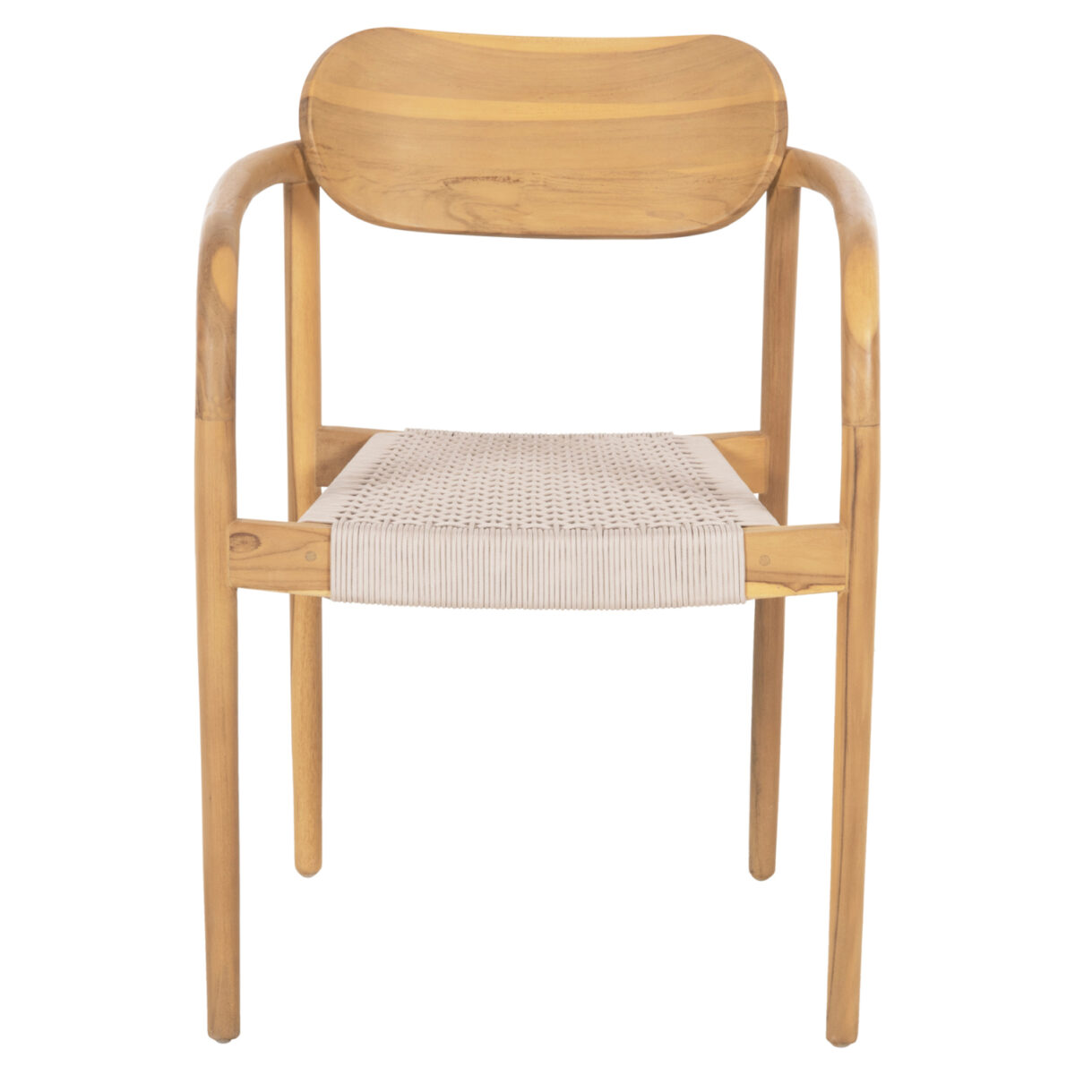 ΠΟΛΥΘΡΟΝΑ OSLO LH10.9636.07 ΞΥΛΟ TEAK ΦΥΣΙΚΟ & ΜΠΕΖ ΣΧΟΙΝΙ 55x54x80Yεκ. - Image 3