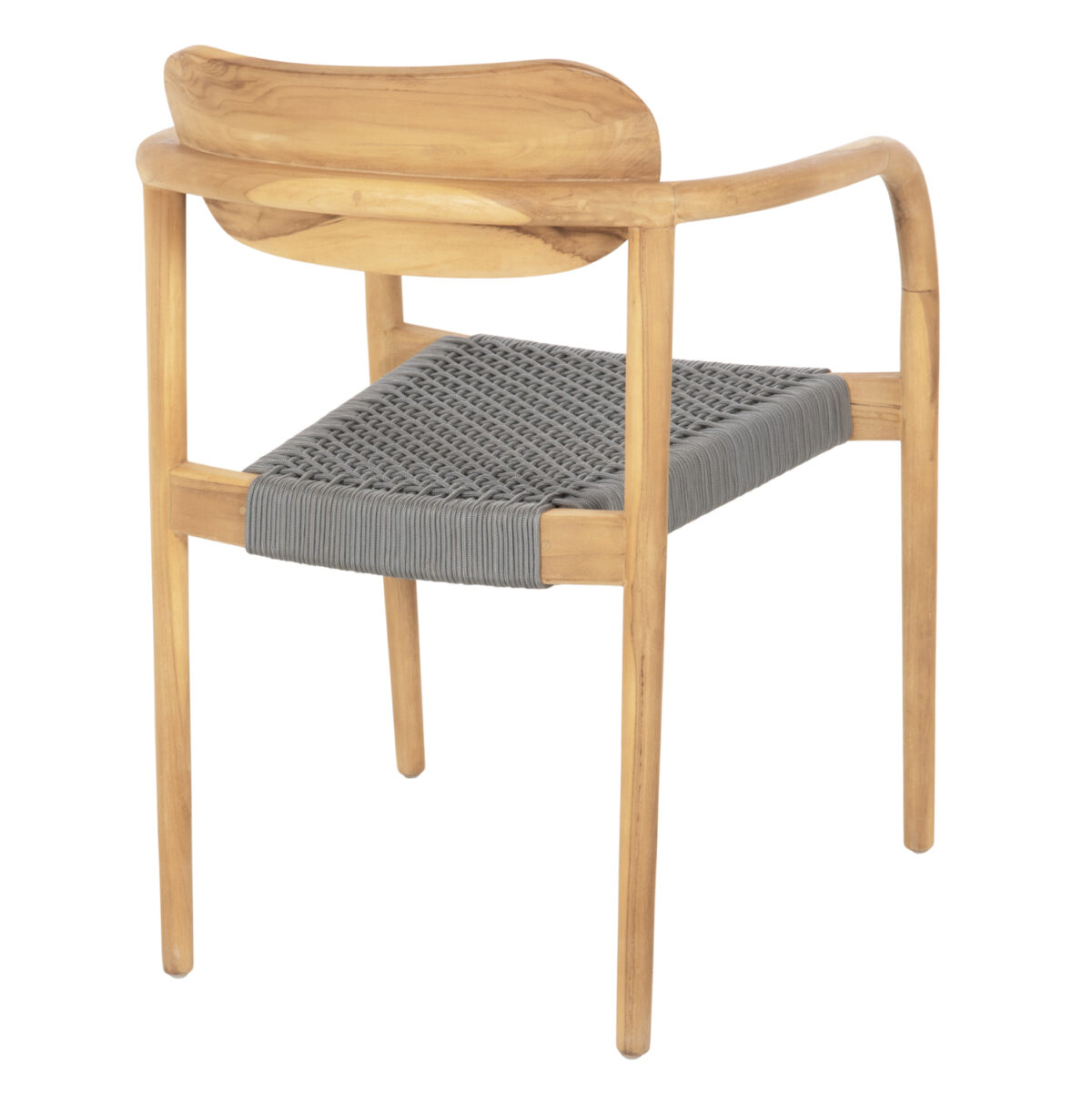 ΠΟΛΥΘΡΟΝΑ OSLO LH10.9636.08 ΞΥΛΟ TEAK ΦΥΣΙΚΟ & ΓΚΡΙ ΣΧΟΙΝΙ 55x54x80Yεκ. - Image 5