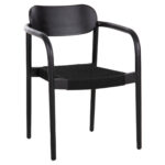 ΠΟΛΥΘΡΟΝΑ OSLO LH10.9636.12 ΞΥΛΟ TEAK ΜΑΥΡΟ & ΜΑΥΡΟ ΣΧΟΙΝΙ 55x54x80Yεκ.