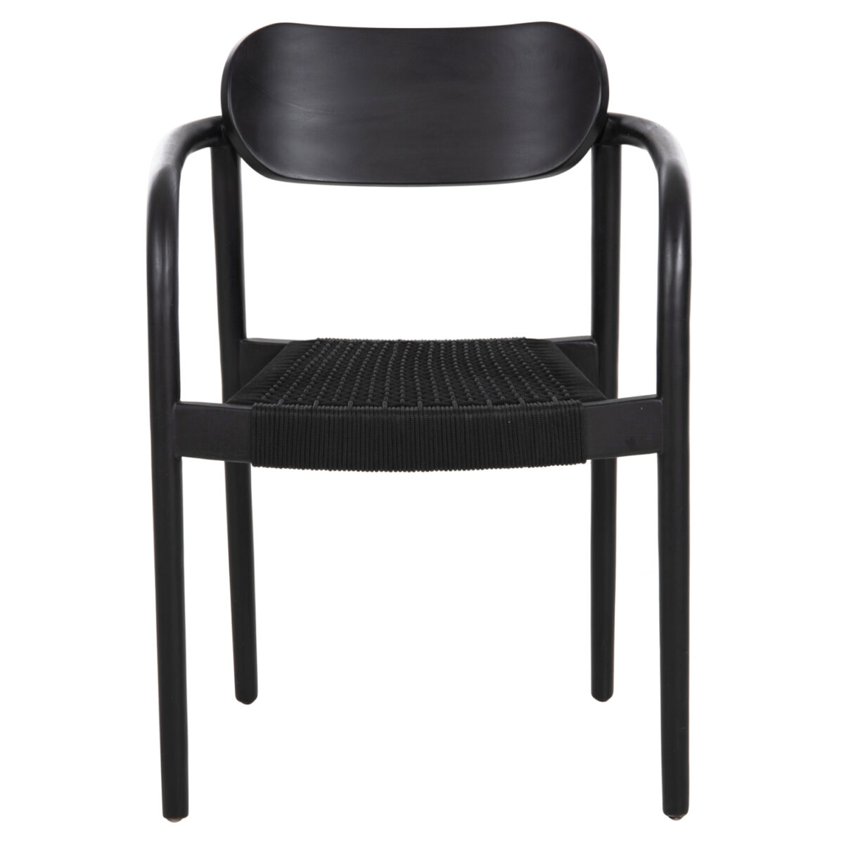 ΠΟΛΥΘΡΟΝΑ OSLO LH10.9636.12 ΞΥΛΟ TEAK ΜΑΥΡΟ & ΜΑΥΡΟ ΣΧΟΙΝΙ 55x54x80Yεκ. - Image 3