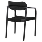 ΠΟΛΥΘΡΟΝΑ OSLO LH10.9636.12 ΞΥΛΟ TEAK ΜΑΥΡΟ & ΜΑΥΡΟ ΣΧΟΙΝΙ 55x54x80Yεκ. - Image 5