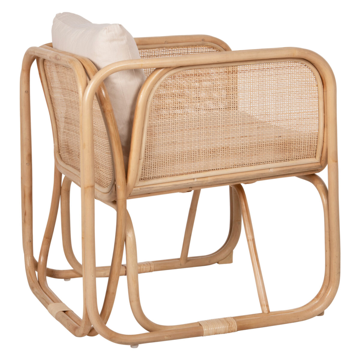 ΠΟΛΥΘΡΟΝΑ WENDY LH10.9816 RATTAN ΣΕ ΦΥΣΙΚΟ ΧΡΩΜΑ-ΛΕΥΚΑ ΜΑΞΙΛΑΡΙΑ 73x72x84Yεκ. - Image 5