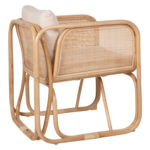 ΠΟΛΥΘΡΟΝΑ WENDY LH10.9816 RATTAN ΣΕ ΦΥΣΙΚΟ ΧΡΩΜΑ-ΛΕΥΚΑ ΜΑΞΙΛΑΡΙΑ 73x72x84Yεκ. - Image 5