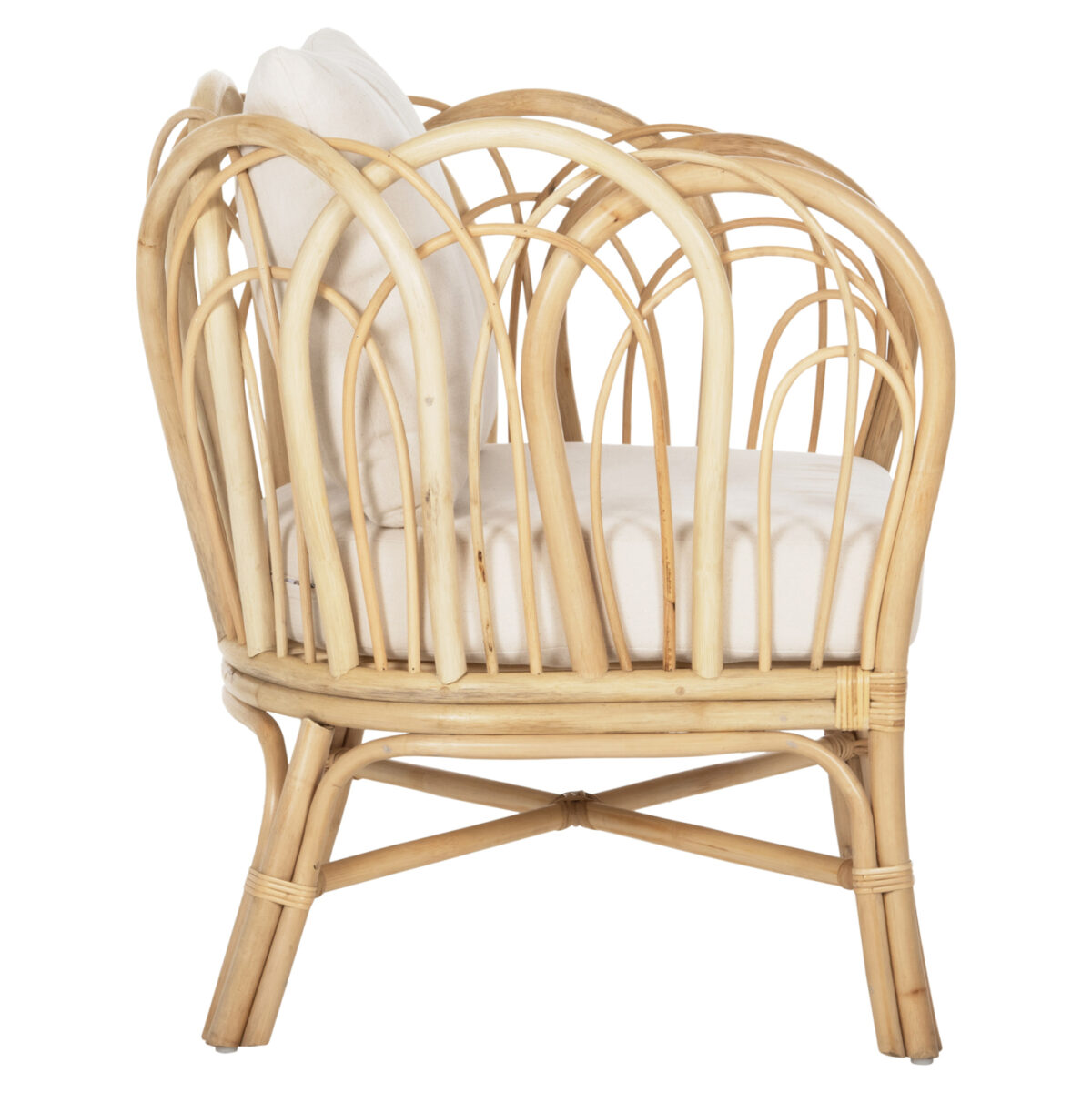 ΠΟΛΥΘΡΟΝΑ ESTOR LH10.9817 RATTAN ΣΕ ΦΥΣΙΚΟ-ΛΕΥΚΟ ΜΑΞΙΛΑΡΙ 78x75x92Υ εκ. - Image 4