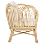 ΠΟΛΥΘΡΟΝΑ ESTOR LH10.9817 RATTAN ΣΕ ΦΥΣΙΚΟ-ΛΕΥΚΟ ΜΑΞΙΛΑΡΙ 78x75x92Υ εκ. - Image 4