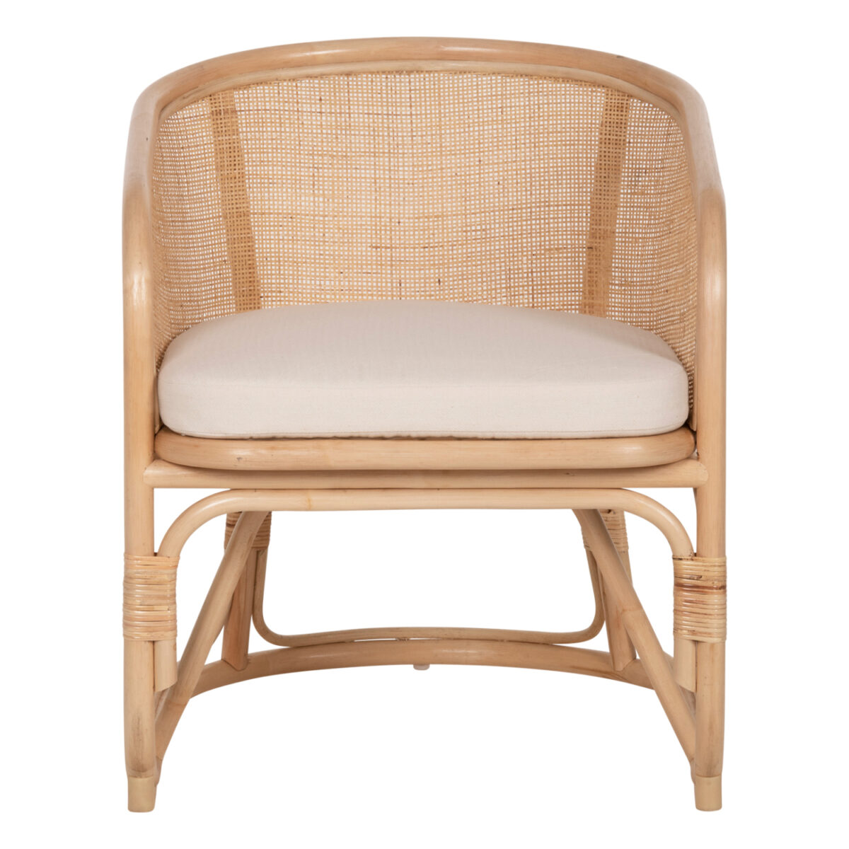 ΠΟΛΥΘΡΟΝΑ ΚΙΚΟ LH10.9839 RATTAN ΣΕ ΦΥΣΙΚΟ ΧΡΩΜΑ-ΛΕΥΚΟ ΜΑΞΙΛΑΡΙ 61x71x76Yεκ. - Image 3