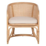 ΠΟΛΥΘΡΟΝΑ ΚΙΚΟ LH10.9839 RATTAN ΣΕ ΦΥΣΙΚΟ ΧΡΩΜΑ-ΛΕΥΚΟ ΜΑΞΙΛΑΡΙ 61x71x76Yεκ. - Image 3