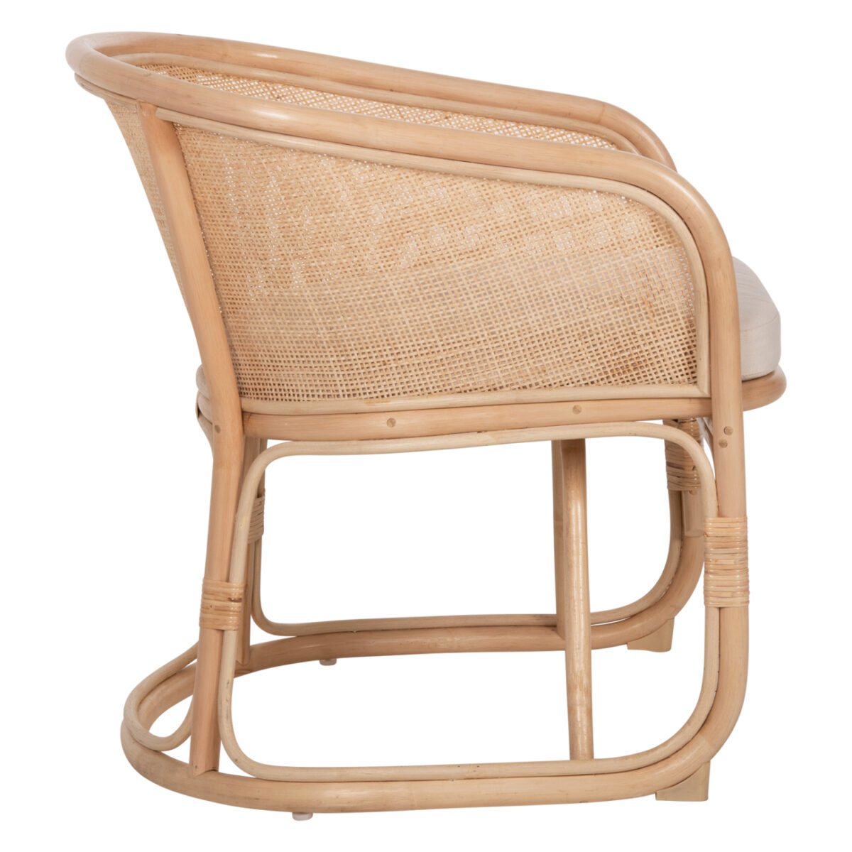 ΠΟΛΥΘΡΟΝΑ ΚΙΚΟ LH10.9839 RATTAN ΣΕ ΦΥΣΙΚΟ ΧΡΩΜΑ-ΛΕΥΚΟ ΜΑΞΙΛΑΡΙ 61x71x76Yεκ. - Image 4