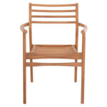 ΠΟΛΥΘΡΟΝΑ MOOSEN LH10.9936 ΜΑΣΙΦ ΞΥΛΟ TEAK ΣΕ ΦΥΣΙΚΟ 59x60x78,5Υ - Image 3