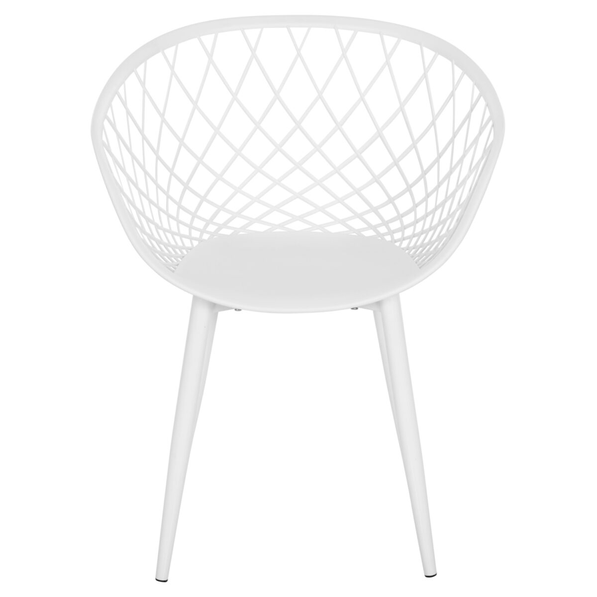 ΠΟΛΥΘΡΟΝΑ ΠΟΛΥΠΡΟΠΥΛΕΝΙΟΥ ARIADNE LH10.8001.31 ΛΕΥΚΗ ΜΕ ΛΕΥΚΑ ΜΕΤΑΛ.ΠΟΔΙΑ 62x54x81Υεκ. - Image 3