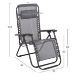 ΠΟΛΥΘΡΟΝΑ RELAX COMPANION LH10.5095.11 ΓΚΡΙ TEXTILENE-ΜΑΥΡΟ ΜΕΤΑΛΛΟ 67x145x110Υεκ. - Image 2