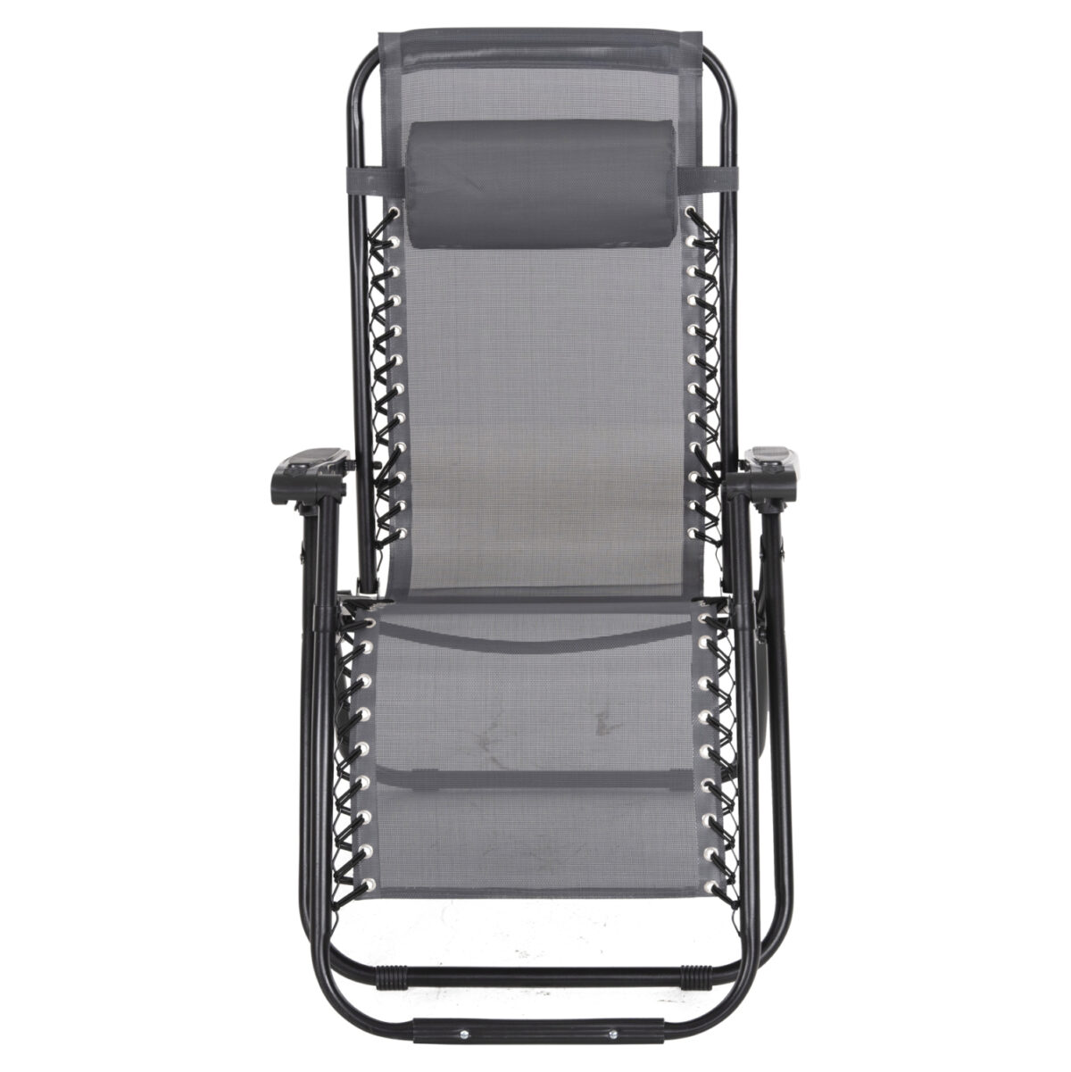 ΠΟΛΥΘΡΟΝΑ RELAX COMPANION LH10.5095.11 ΓΚΡΙ TEXTILENE-ΜΑΥΡΟ ΜΕΤΑΛΛΟ 67x145x110Υεκ. - Image 4