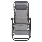 ΠΟΛΥΘΡΟΝΑ RELAX COMPANION LH10.5095.11 ΓΚΡΙ TEXTILENE-ΜΑΥΡΟ ΜΕΤΑΛΛΟ 67x145x110Υεκ. - Image 4