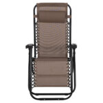 ΠΟΛΥΘΡΟΝΑ RELAX COMPANION LH10.5095.14 ΣΑΜΠΑΝΙ TEXTILENE-ΜΑΥΡΟ ΜΕΤΑΛΛΟ 67x145x110Υεκ. - Image 4