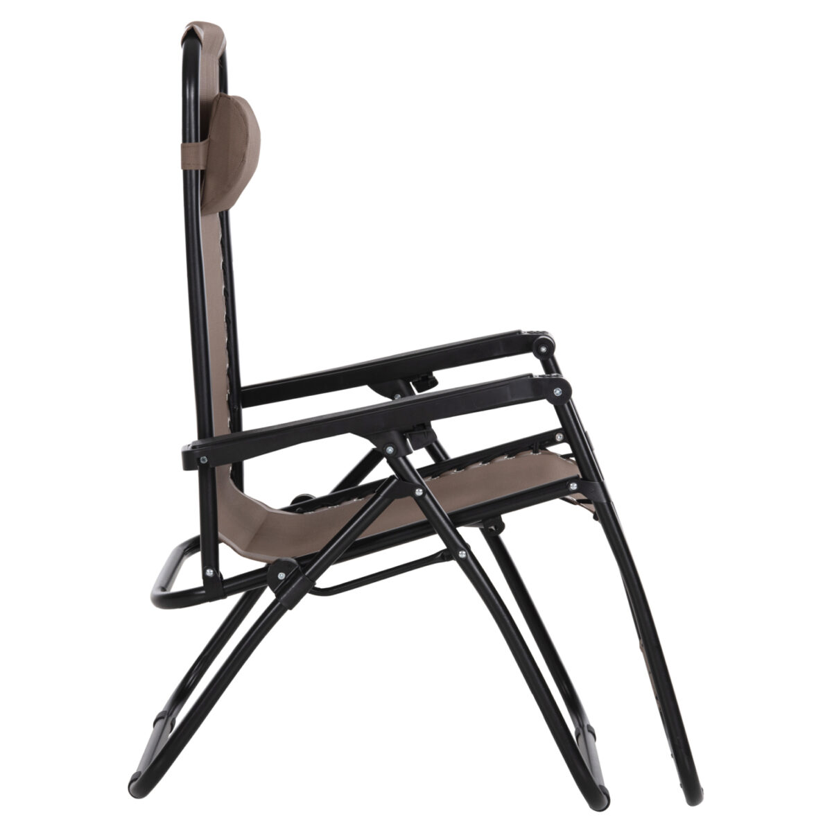 ΠΟΛΥΘΡΟΝΑ RELAX COMPANION LH10.5095.14 ΣΑΜΠΑΝΙ TEXTILENE-ΜΑΥΡΟ ΜΕΤΑΛΛΟ 67x145x110Υεκ. - Image 5