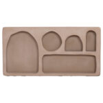 ΡΑΦΙ ΤΟΙΧΟΥ ΣΕΙΡΑ SANTORINI LH10.18063.02 MDF ΣΕ ΚΑΦΕ 120x18x60Υεκ. - Image 3
