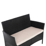 ΣΕΤ ΣΑΛΟΝΙ 4ΤΜΧ STASIA LH10.6089.01 ΣΥΝΘ.RATTAN ΜΑΥΡΟ-ΚΑΠΟΥΤΣΙΝΟ ΜΑΞΙΛΑΡΙΑ - Image 5