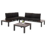 ΣΕΤ ΣΑΛΟΝΙ ΠΟΛΥΜΟΡΦΙΚΟ DEX 3TMX LH10.6090 ΑΛΟΥΜΙΝΙΟ ΣΕ ΑΝΘΡΑΚΙ & ΚΑΦΕ-ΜΑΥΡΑ ΜΑΞΙΛΑΡΙΑ