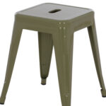 ΣΚΑΜΠΟ ΜΕΤΑΛΛΙΚΟ MELITA LH10.0096.43 ΣΕ DARK OLIVE ΧΡΩΜΑ 37x37x45Υεκ. - Image 5