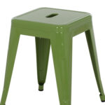 ΣΚΑΜΠΟ ΜΕΤΑΛΛΙΚΟ MELITA LH10.0096.53 ΣΕ LIGHT OLIVE GREEN ΧΡΩΜΑ 37x37x45Υεκ. - Image 5