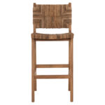 ΣΚΑΜΠΟ ΜΠΑΡ WALTER LH10.9841 ΞΥΛO TEAK ΣΕ ΦΥΣΙΚΟ-ΨΑΘΑ 46x55x105Υ εκ. - Image 3