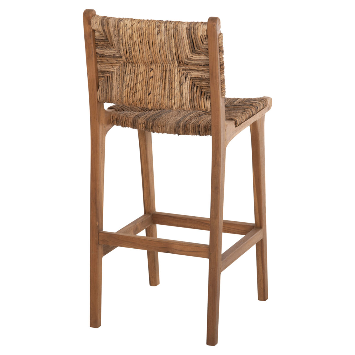 ΣΚΑΜΠΟ ΜΠΑΡ WALTER LH10.9841 ΞΥΛO TEAK ΣΕ ΦΥΣΙΚΟ-ΨΑΘΑ 46x55x105Υ εκ. - Image 5