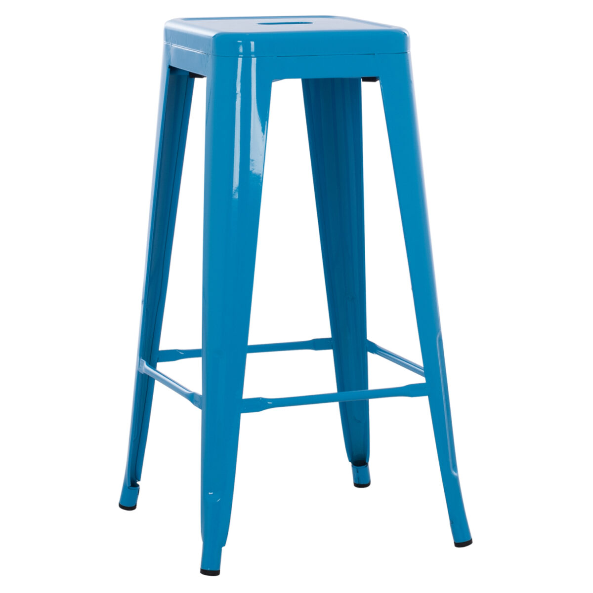 skampo-mpar-metalliko-fb9864248-se-mple- ΣΚΑΜΠΟ ΜΠΑΡ ΜΕΤΑΛΛΙΚΟ MELITA-PRO LH10.8642.48 ΣΕ ΜΠΛΕ 43x43x78Υεκ. - Image 1