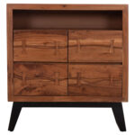 ΣΥΡΤΑΡΙΕΡΑ FANSI 3ΣΥΡΤΑΡΙΑ ΑΠΟ ΜΑΣΙΦ ΞΥΛΟ ΑΚΑΚΙΑΣ 80x35x86Υεκ. LH10.8474.11 - Image 3