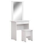 ΤΟΥΑΛΕΤΑ ΜΕ ΚΑΘΡΕΠΤΗ & ΣΚΑΜΠΟ CRYSTEL LH10.9938.01 ΜΕΛΑΜΙΝΗ ΛΕΥΚΗ 74x39x155Υεκ.