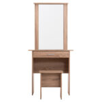 ΤΟΥΑΛΕΤΑ ΜΕ ΚΑΘΡΕΠΤΗ & ΣΚΑΜΠΟ CRYSTEL LH10.9938.11 ΜΕΛΑΜΙΝΗ SONAMA OAK 74x39x155Υεκ. - Image 4