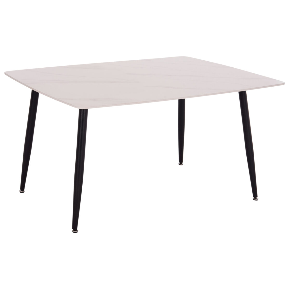 ΤΡΑΠΕΖΙ RAVEN LH10.18149.01 ΚΕΡΑΜΙΚΟ TOP ΜΕ ΟΨΗ ΛΕΥΚΟ ΜΑΡΜΑΡΟ 140x80x74Υεκ. - Image 1